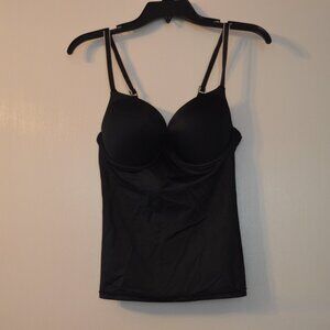 Maidenform Black Longline Bra Seamless Shapewear